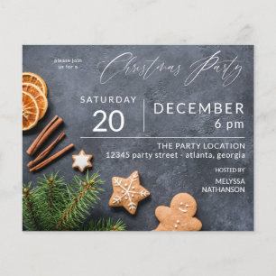 Budget-Weihnachtsfeier mit Lebkuchenplätzchen & Or Flyer