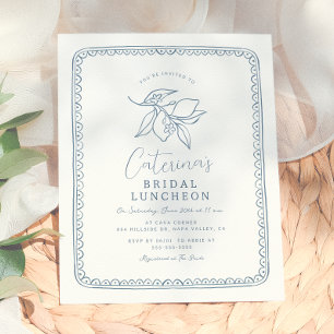 Budget Whimsical Lemon & Blue Brautparty