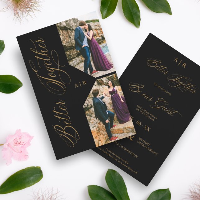 Budget Whimsical Luxury Moderne 2 Fotos Collage (Von Creator hochgeladen)