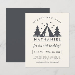 Budget Wigwam im Birthday Camp Party