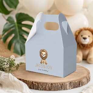 Budget-Wild-One-Safari-Tiere-Jungen-Geburtstagsfei Geschenkschachtel