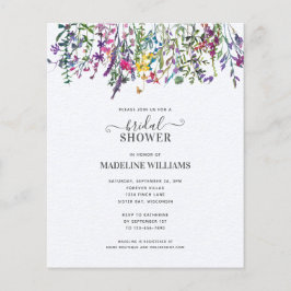 BUDGET-Wildblumen Einladung zur Wiesen-Bridal-Dusc