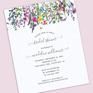 BUDGET-Wildblumen Einladung zur Wiesen-Bridal-Dusc