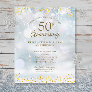 Budget Winter 50 Jahre Jubiläum Gold Hearts Einlad