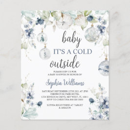 Budget Winter Baby Es ist eine kalte Einladung dra