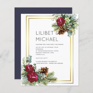 BUDGET Winter Blue Thistle Wedding lädt ein