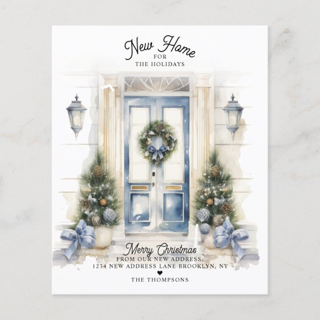 BUDGET Winter White Christmas Door Neue Zuhause Mo (Vorderseite)