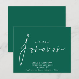 Budget Wir entschieden uns für Forever Emerald Sav
