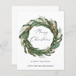 Budget Wreath - Frohe Weihnachten