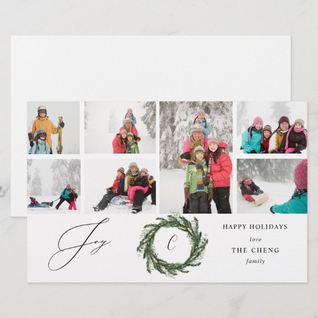 Budget Wreath Monogram Jo7 Foto - Mittel (Vorne/Hinten)