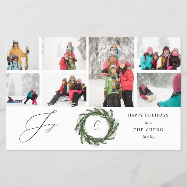 Budget Wreath Monogram Joy 7 Foto Flyer (Vorne)