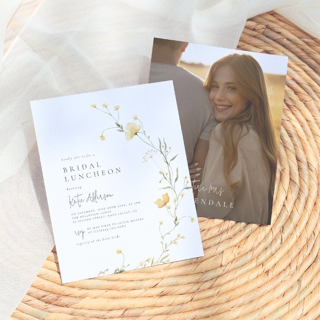 Budget Yellow Wildblume Boho Brautparty Foto (Von Creator hochgeladen)