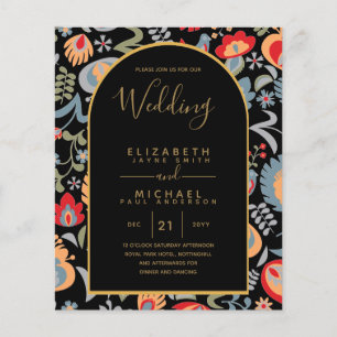 BUDGET Zweisprachiges Spanisches Englisch Boda Wed