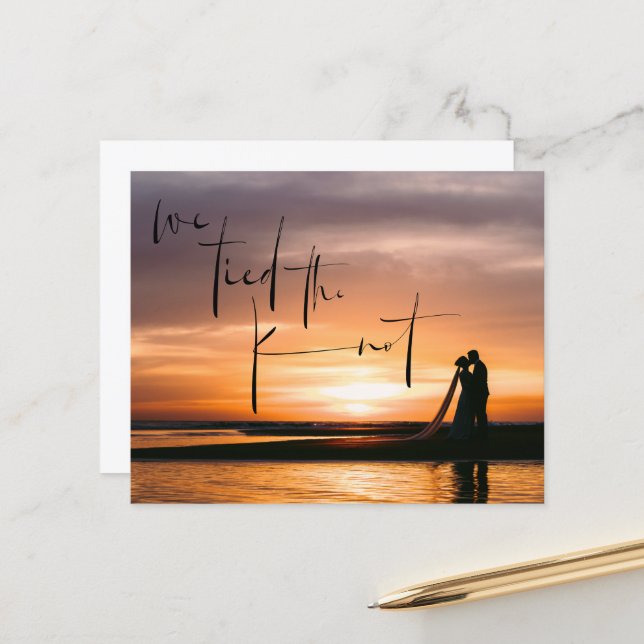 Budgetgetippte Ankündigung zur Aushöhlung des Knot (Vorderseite/Rückseite Beispiel)