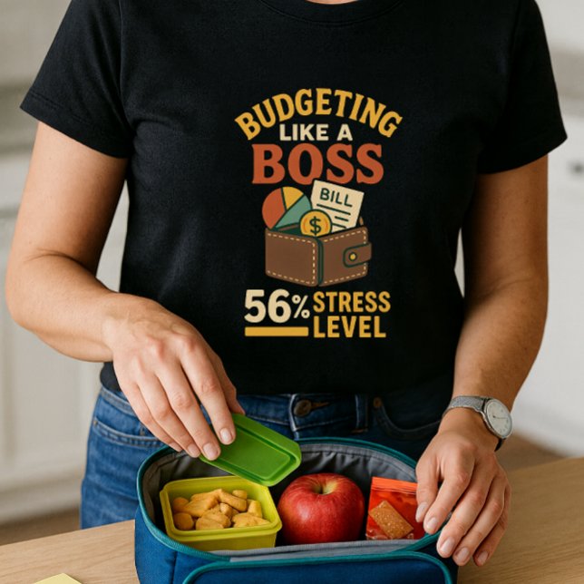 Budgetierung wie ein Boss; lustige Elternfinanzier T-Shirt (Von Creator hochgeladen)