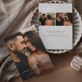 Budgetscript-Hochzeitsskripte Save the Date Flyer