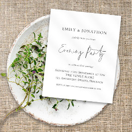 Budgetskript Hochzeitsfeier Party Einladung