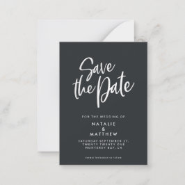 Budgetskript Save the Date Hochzeitsankündigung Mitteilungskarte