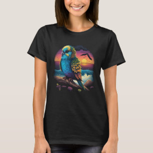 Budgie Beach Budgerigar Parakeet Bird Sommer 1 T-Shirt