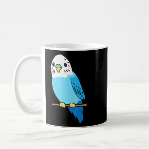 Budgie Bird Parakeet Niedlich Parakeet Blue Kaffeetasse
