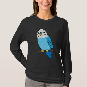 Budgie Bird Parakeet Niedlich Parakeet Blue T-Shirt