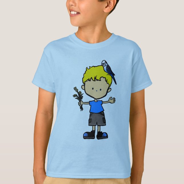 Budgie Boy #3 Tshirt (T11-3b2) (Vorderseite)