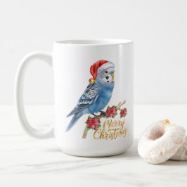 Budgie Christmas Kaffeetasse