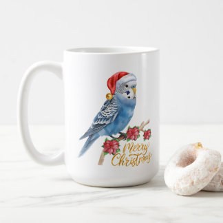 Budgie Christmas Kaffeetasse