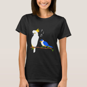 Budgie-Familie für Parakeet Lovebird Parrot Lover T-Shirt