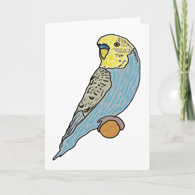 Budgie Karte (Vorderseite)