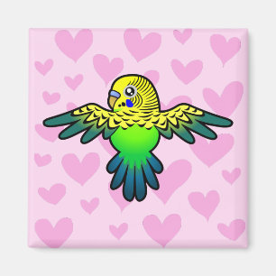 Budgie Liebe Magnet