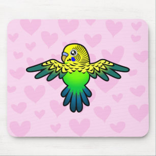 Budgie Liebe Mousepad