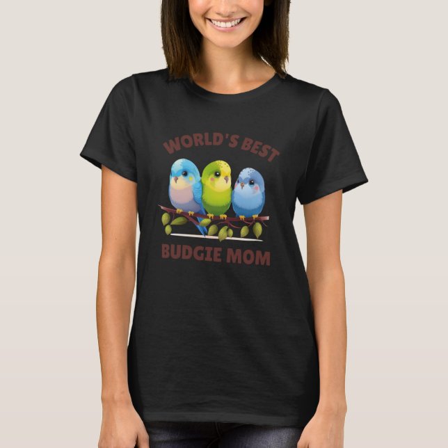 Budgie Mama Budgerigar Parakeet Bird Pullover Hood (Vorderseite)
