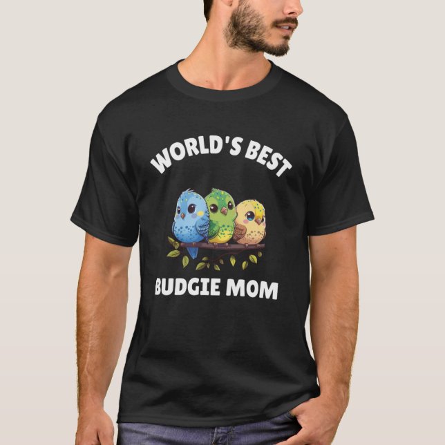 Budgie Mama Budgerigar Parakeet Bird Pullover Hood (Vorderseite)