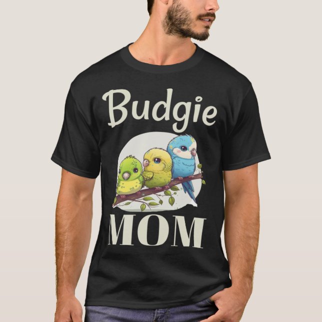 Budgie Mama Budgerigar Parakeet Bird Pullover Hood (Vorderseite)