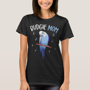 Budgie Mama Parakeet Budgerigar Womens Funny T-Shirt