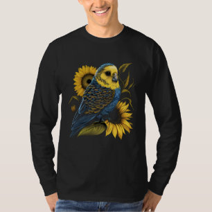 Budgie-Mama Wellensittich Sonnenblume Sittich Voge T-Shirt