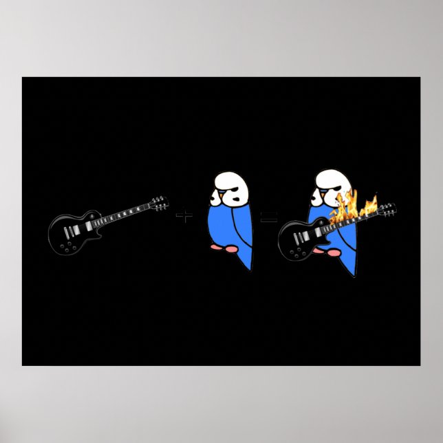 Budgie Math Poster (Vorne)