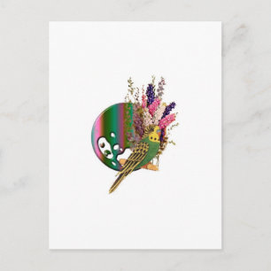 Budgie Postkarte