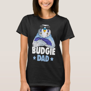 Budgie Vater Budgerigar Parakeet T-Shirt