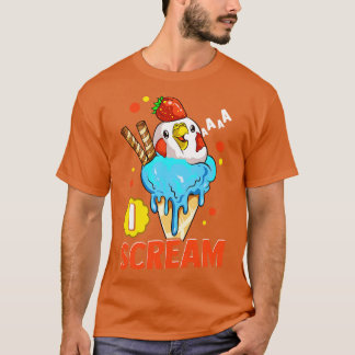 Budgie-Vogel Icecream T-Shirt