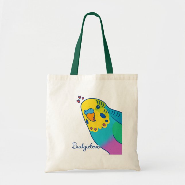 Budgielove Tote Bag (Devant)