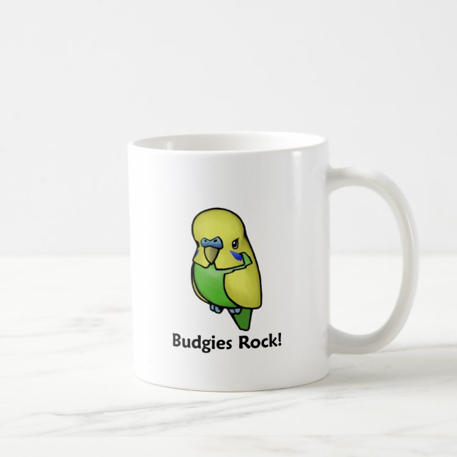 Budgies Felsen! Kaffeetasse (Rechts)