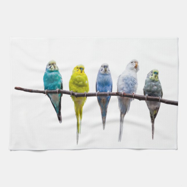 Budgies Geschirrtuch (Horizontal)