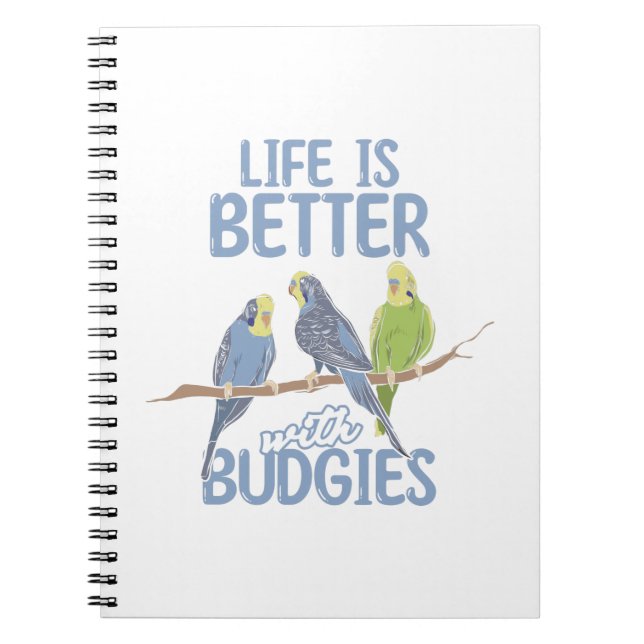 Budgies Notizblock (Vorderseite)