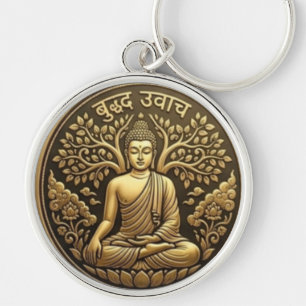 Budh Uvach Alte Weisheit - Sukiti Budh Dhamma Kuns Schlüsselanhänger