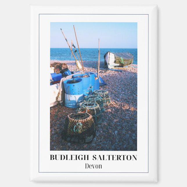 Budleigh Salterton, Devon, England Magnet (Vorderseite)