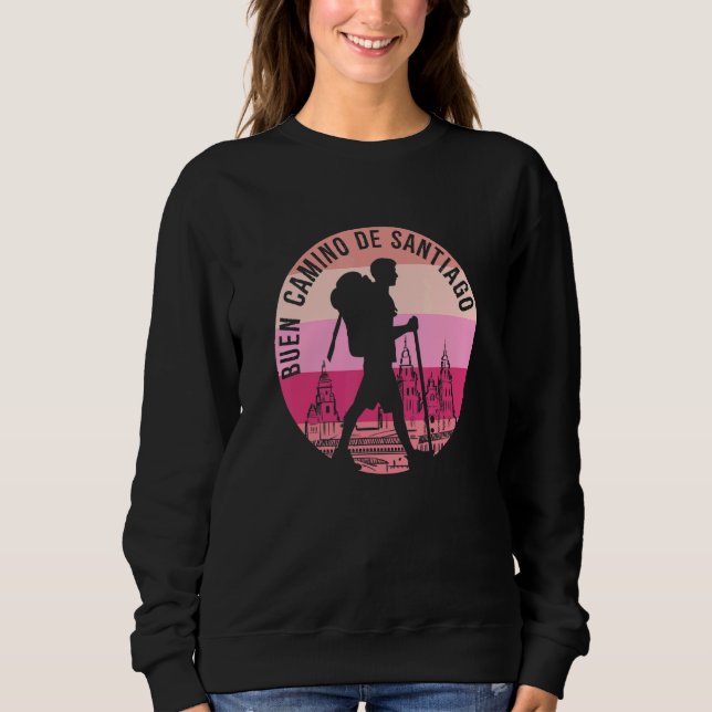 Buen Camino De Santiago De Compostela 3 Sweatshirt (Vorderseite)