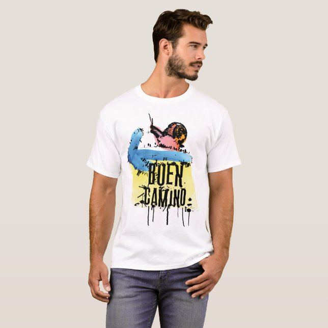 Buen camino Men Basic T - Shirt (Vorne ganz)