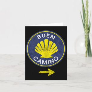 Buen Camino Muschel El Camino De Santiago De Compo Karte